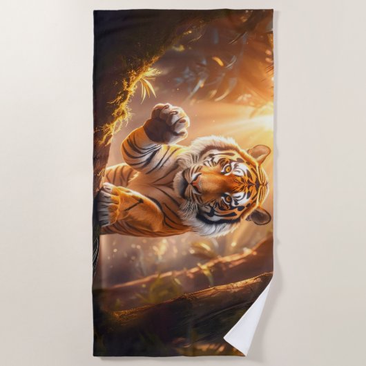 tijger strandlaken (Voorkant)