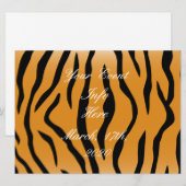 Tijger Stripes Pattern Thunder_Cove (Voorkant / Achterkant)