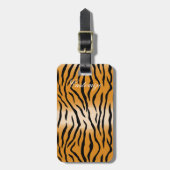 Tijger Stripes Pattern Thunder_Cove Bagagelabel (Voorkant verticaal)