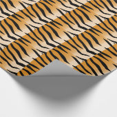 Tijger Stripes Pattern Thunder_Cove Cadeaupapier (Hoek)