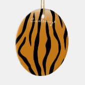 Tijger Stripes Pattern Thunder_Cove Keramisch Ornament (Rechts)
