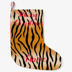 Tijger Stripes Pattern Thunder_Cove Kleine Kerstsok