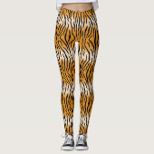 Tijger Stripes Pattern Thunder_Cove Leggings (Voorkant)
