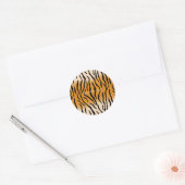 Tijger Stripes Pattern Thunder_Cove Ronde Sticker (Envelop)