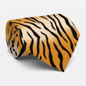 Tijger Stripes Pattern Thunder_Cove Stropdas (Opgerold)
