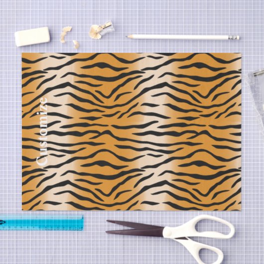 Tijger Stripes Pattern Thunder_Cove Tissuepapier (Craft)