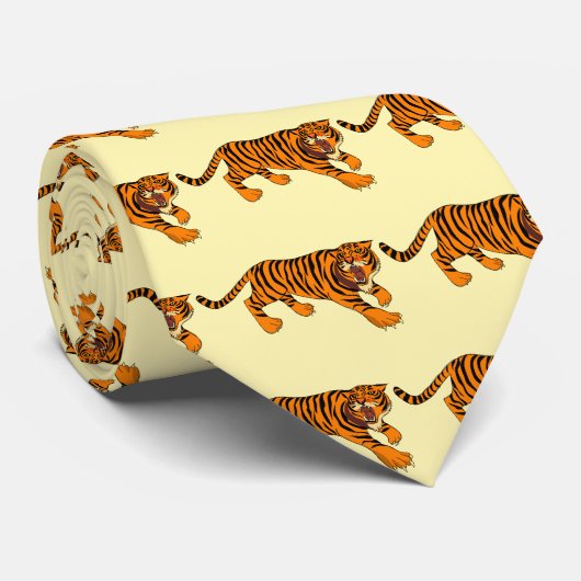 tijger stropdas (Opgerold)
