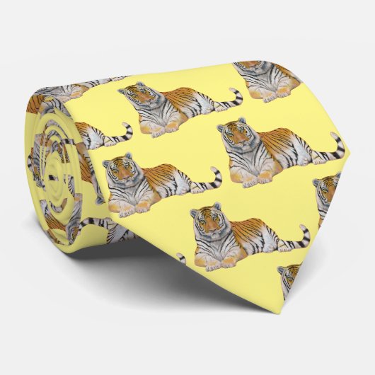 tijger stropdas (Opgerold)