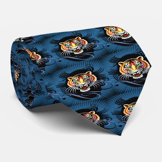 Tijger Stropdas (Opgerold)