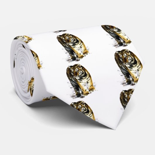 tijger stropdas (Opgerold)