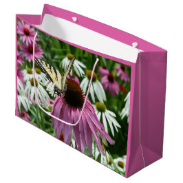 Tijger Swallowtail Butterfly Coneflower Gift Bag Groot Cadeauzakje