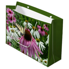 Tijger Swallowtail Butterfly Coneflower Gift Bag Groot Cadeauzakje