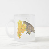Tijger Swallowtail Butterfly - Donkere fase Matglas Koffiemok (Links)