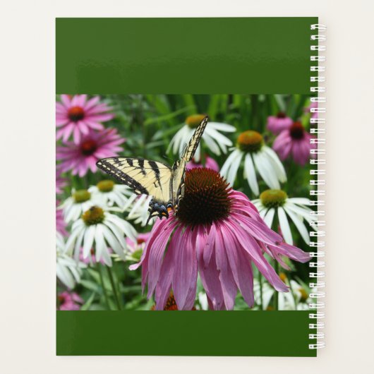 Tijger Swallowtail Vlinder Dagelijkse Planner (Achterkant)