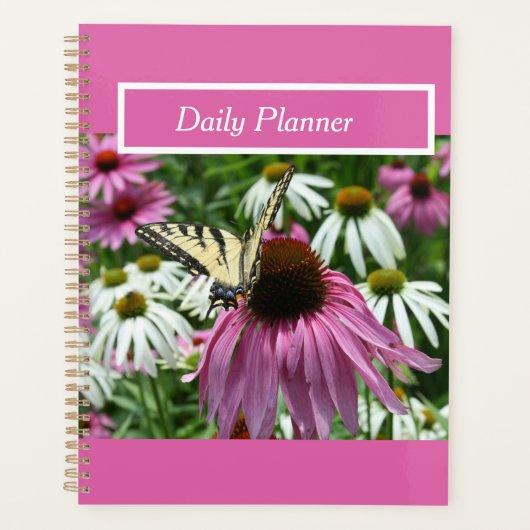 Tijger Swallowtail Vlinder Dagelijkse Planner (Voorkant)