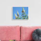 Tijger Swallowtails op Vlinder Struik Canvas Afdruk (Insitu (Woonkamer))
