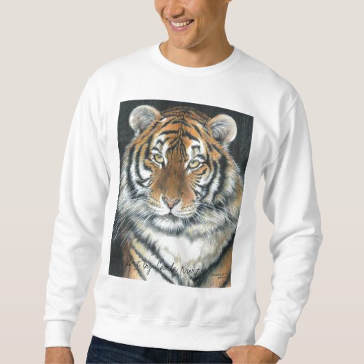 Tijger Sweatshirt, Unisex volwassen maten Trui (Voorkant)
