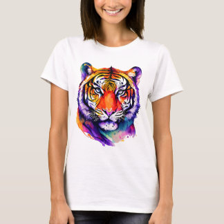 Tijger T-shirt – Krachtig Grafisch Wildlife-ontwer