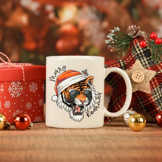 Tijger T-shirt | Merry Roarmas | Kerst T-shirt