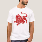 Tijger T-shirt met patroon (Voorkant)