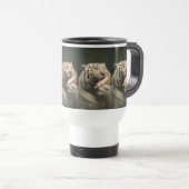 Tijger Taart Moment – Whimsisch Reisbeker (Voorkant rechts)