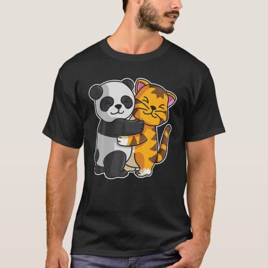 Tijger Tabby Kat T-shirt (Voorkant)