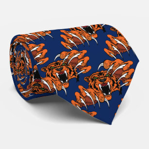 Tijger Team Mascotte Football Basketbal Necktie Stropdas