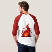 Tijger Tee Stijl Pop T-shirt (Achterkant volledig)