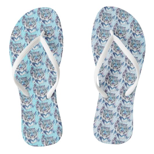 Tijger Teenslippers (Voetbed)
