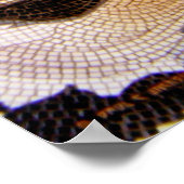 "Tijger Tegels" Waterverf Tiger Face Mosaic Poster (Hoek)