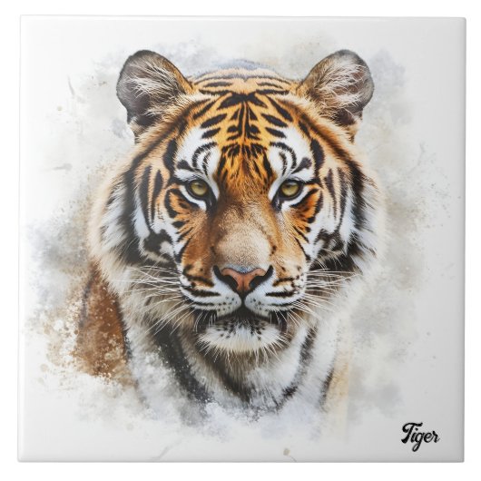 tijger tegeltje (Voorkant)