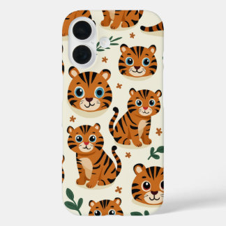 Tijger telefoonhoes iPhone 16 hoesje
