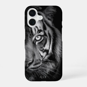 Tijger telefoonhoesje – Aanpasbaar iPhone 16 Hoesje