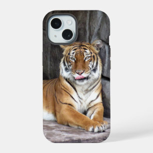 Tijger telefoonhoesje iPhone 15 case