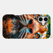 Tijger telefoonhoesje iPhone hoesje (Achterkant horizontaal)