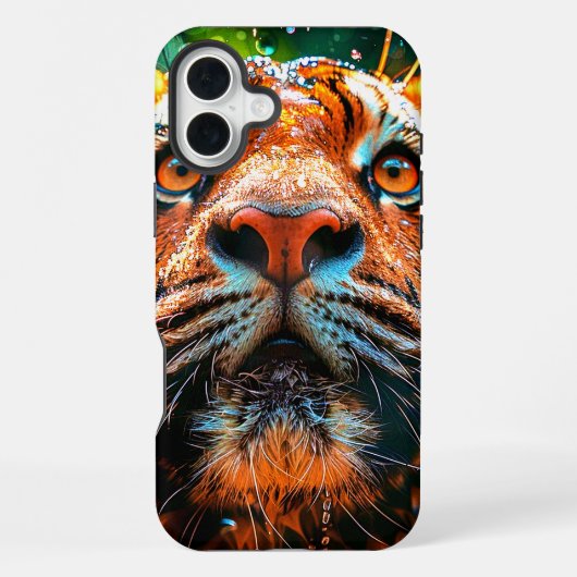 Tijger telefoonhoesje iPhone hoesje (Achterkant)