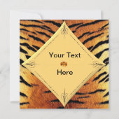 Tijger Template Uitnodiging (Voorkant)