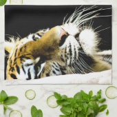 tijger theedoek (Gevouwen)