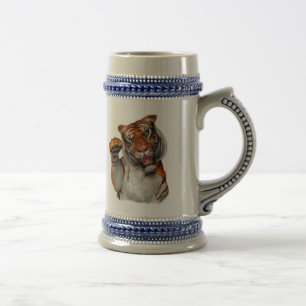 Tijger, tijger Beer Stein Bierpul