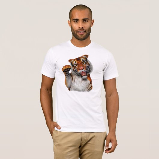 Tijger, tijger Mannen T-Shirt (Voorkant volledig)