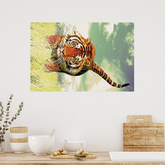 Tijger tijger! poster (Keuken)