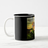 Tijger, tijger, verbluffende heldere Mok (Links)