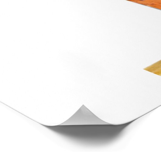 Tijger, tijger, verbluffende helderheid poster (Hoek)