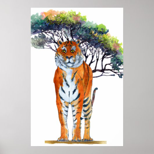 Tijger, tijger, verbluffende helderheid poster (Voorkant)