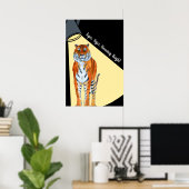 Tijger, tijger, verbluffende helderheid poster (Thuiskantoor)