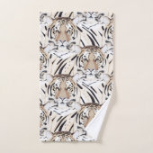 Tijger, tijgergezicht, symbool van 2022 bad handdoek (Handdoek)