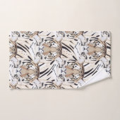 Tijger, tijgergezicht, symbool van 2022 bad handdoek (Handdoek)