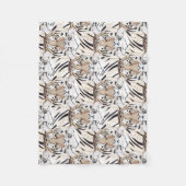 Tijger, tijgergezicht, symbool van 2022 fleece deken (Voorkant)