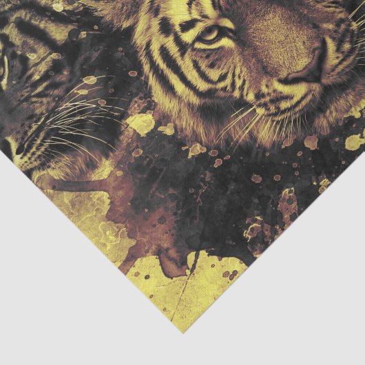 tijger tissuepapier (Detail)