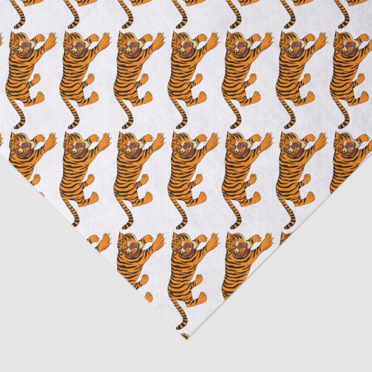tijger tissuepapier (Detail)